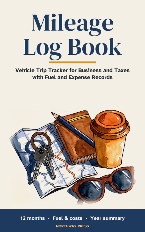 Mileage Log Book cover